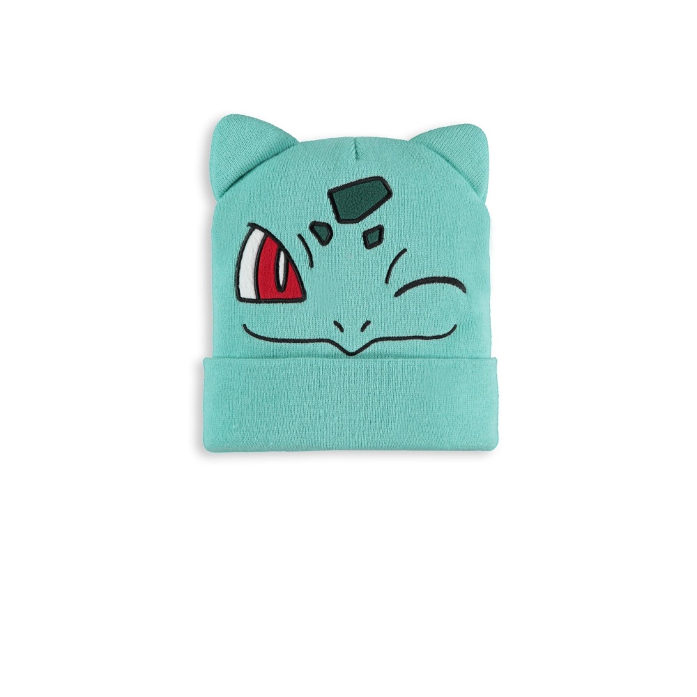 Pokémon - Bulbasaur Novelty Mütze Beanie - Grün